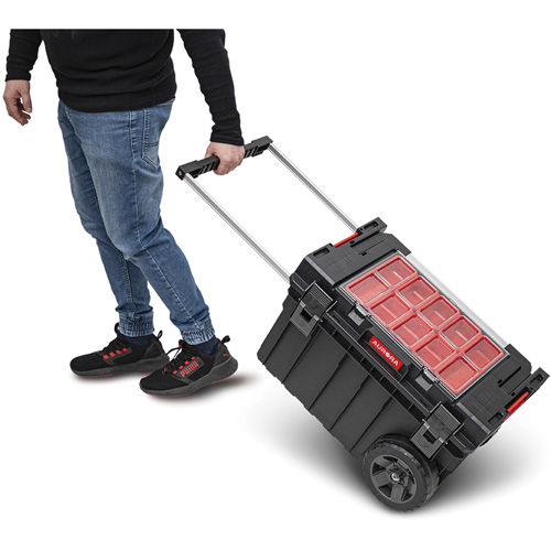 Arx&reg; Rolling Tool Chest, 23-4/5" x 16" x 15-3/5", Black Quali-T-Solutions