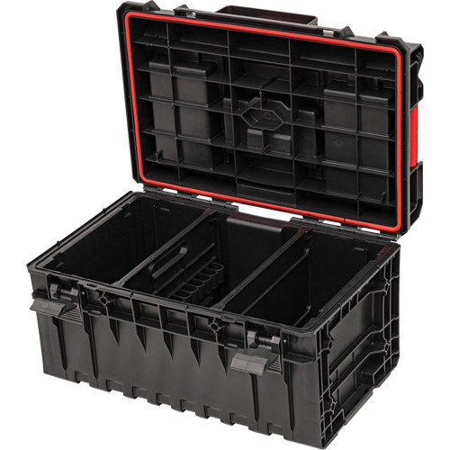 Arx&reg; Medium Toolbox, 23" x 15-1/5" x 12-3/5", Black Quali-T-Solutions