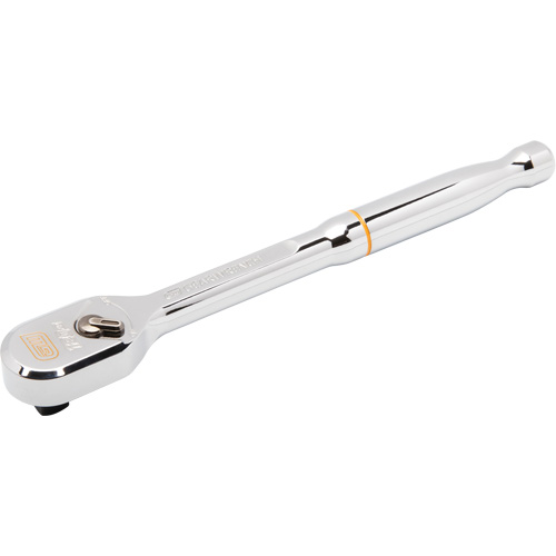 Rochet &agrave; t&ecirc;te chrom&eacute;e enti&egrave;rement polie en goutte 120XP, Prise de 3/8", Poign&eacute;e Ergonomique Quali-T-Solutions