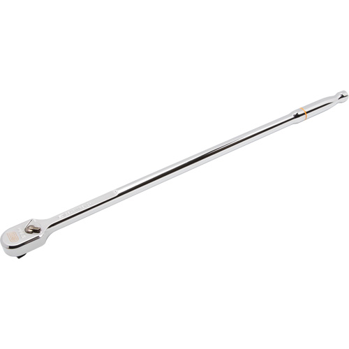 Rochet &agrave; t&ecirc;te chrom&eacute;e enti&egrave;rement polie en goutte avec manche extra long 120XP, Prise de 3/8", Poign&eacute;e Ergonomique Quali-T-Solutions