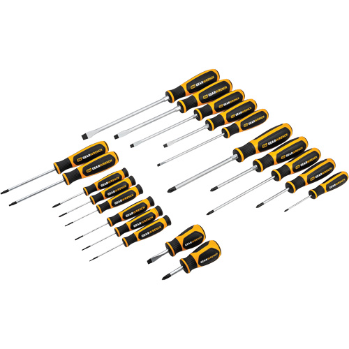Jeu de tournevis bimat&eacute;riau &agrave; fente, Phillips, Torx, 20 mcx. Quali-T-Solutions