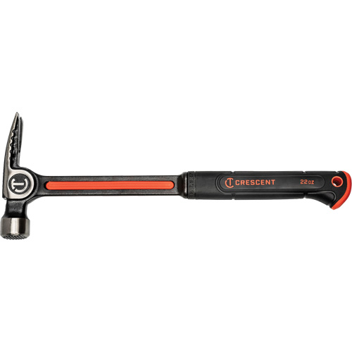 Marteau de charpente en acier avec face meul&eacute;e, 22 oz, Prise en Acier plein, 16" lo Quali-T-Solutions