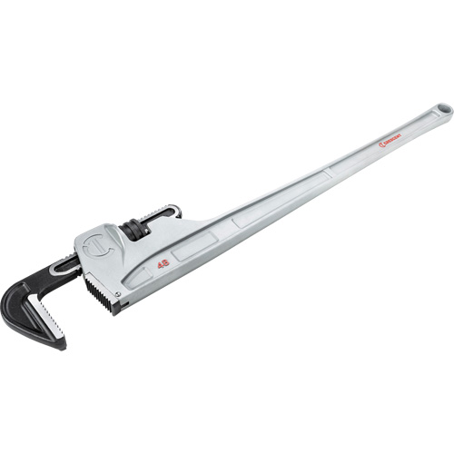 Cl&eacute; &agrave; tuyaux, Cap des m&acirc;choires 6", Longueur 48", Fini Rev&ecirc;tement en poudre, Prise Non-ergonomique Quali-T-Solutions