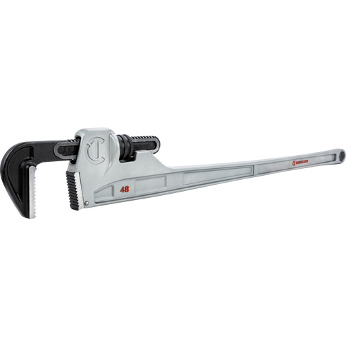 Cl&eacute; &agrave; tuyaux, Cap des m&acirc;choires 6", Longueur 48", Fini Rev&ecirc;tement en poudre, Prise Non-ergonomique Quali-T-Solutions
