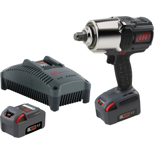 Cordless Impact Wrench Kit with Friction Ring Thru-Hole, 20 V, 3/4" Socket Quali-T-Solutions