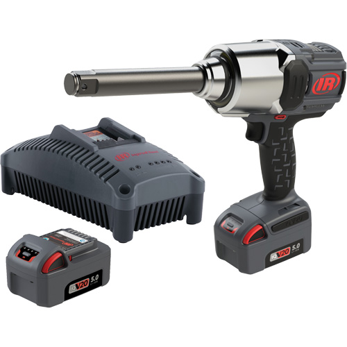 Cordless Impact Wrench Kit with Friction Ring Thru-Hole, 20 V, 1" Socket Quali-T-Solutions