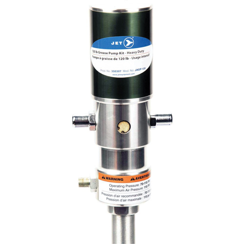 JAGP-120 Ensemble de pompe &agrave; graisse robuste avec commande pneumatique Quali-T-Solutions