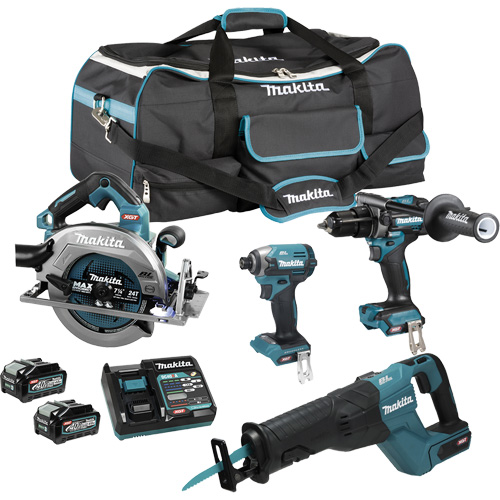 XGT Brushless 4-Tool Combo Kit, Lithium-Ion, 40 V Quali-T-Solutions