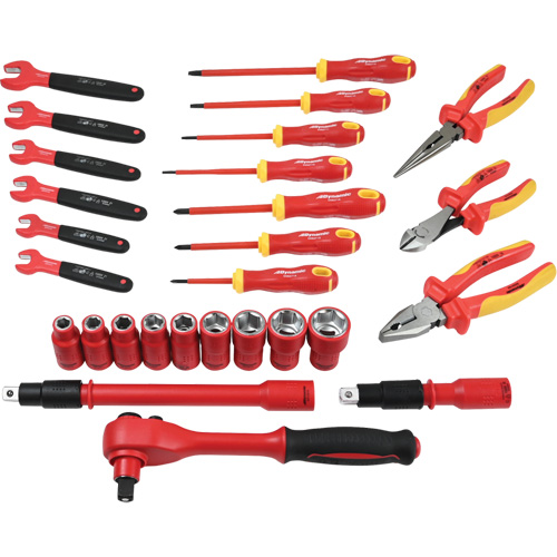 Jeu d'outils isol&eacute;s, 1000 V, 28 M Quali-T-Solutions