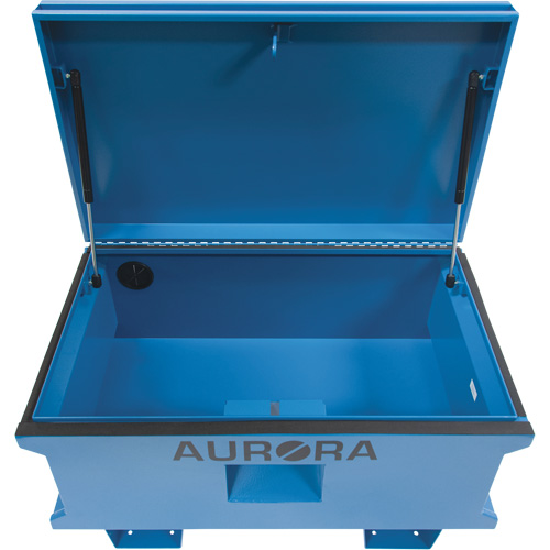 Coffre &agrave; outils de chantier, 33" x 20-3/10" x 18-3/10", Acier, Bleu Quali-T-Solutions