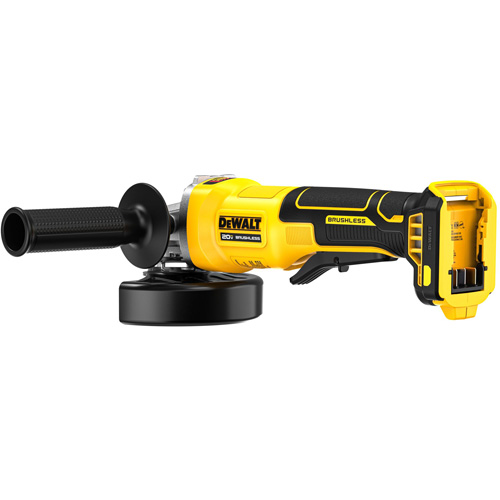 Meuleuse sans fil, sans balai &agrave; interrupteur &agrave; palette (outil seulement), Roue de 4-1/2", 20 V Quali-T-Solutions