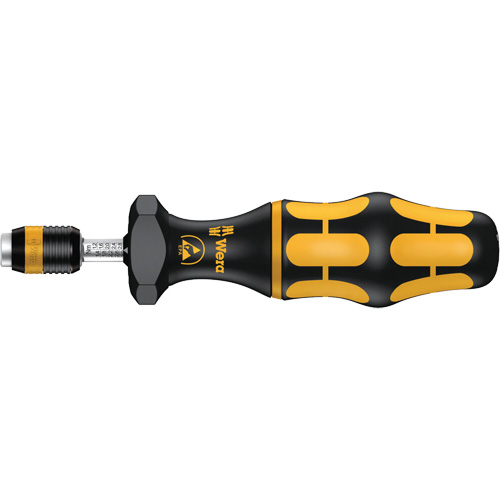 Series 7400 ESD Kraftform Adjustable Torque Screwdriver, 2.5 - 29 Ft-lbs. Torque Range, 6" Length Quali-T-Solutions