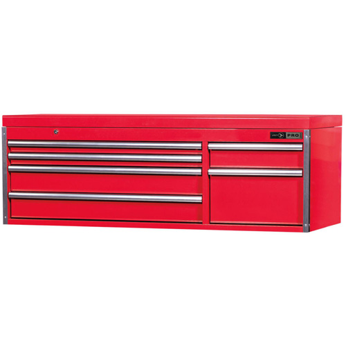PMC5606 Pro Series Mechanics Chest, 55-1/2" W, 6 Drawers, Red Quali-T-Solutions