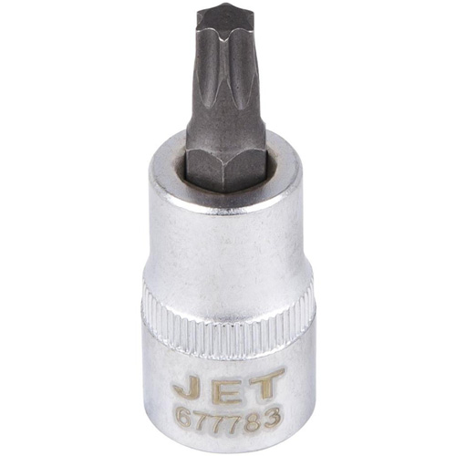 Bit Socket, Torx&reg;, T-45 x 2" L, 3/8" Drive Quali-T-Solutions