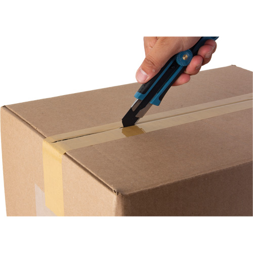 Couteau professionnel de 18 mm, Acier inoxydable, Robuste, Prise en Caoutchouc Quali-T-Solutions