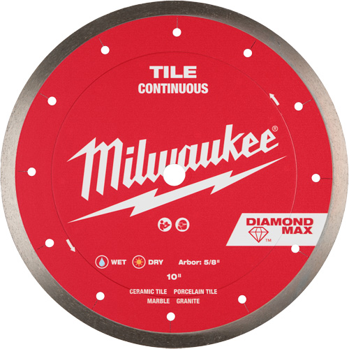 Lame diamant&eacute;e continue pour tuile DIAMOND MAX  Quali-T-Solutions