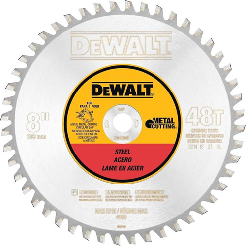 Ferrous Circular Saw Blade, 8", 40 Teeth, Metal Use Quali-T-Solutions
