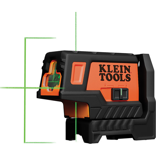 Compact Green Cross-Line Laser Level with Plumb Spot Quali-T-Solutions