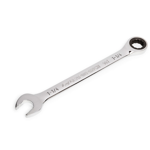 Cl&eacute; &agrave; cliquet combin&eacute;e &agrave; 90 dents, 12 pans, 1-1/4", Fini Chrome Quali-T-Solutions