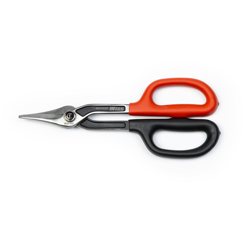 Cisaille &agrave; bec de canard pour ferblantier, Longueur de coupe de 2", Coupe Droit Quali-T-Solutions