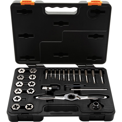 Metric Ratcheting Tap & Die Set, 27 Pieces Quali-T-Solutions