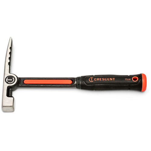 Brick Hammer, 15 oz., Solid Steel Handle, 7" L Quali-T-Solutions