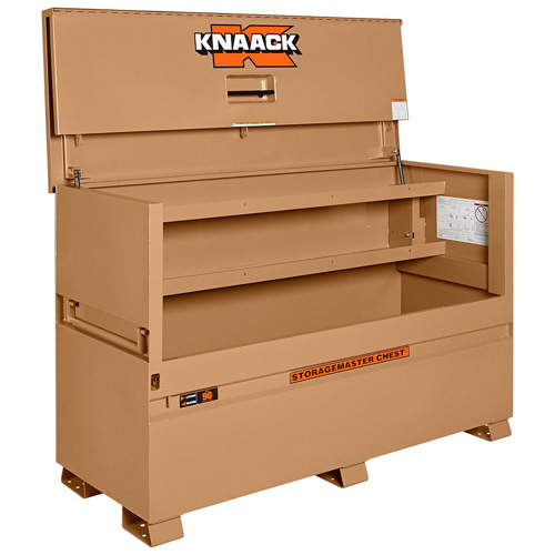 Coffre piano mod&egrave;le 90 avec cadenas, 72" la x 30" p x 49" h, Havane Quali-T-Solutions