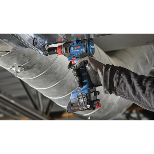 Ensemble visseuse/cl&eacute; &agrave; chocs 2-en-1 pour embouts et douilles, 1/2", 1800 lb-po Couple max., 18 V, Lithium-ion Quali-T-Solutions