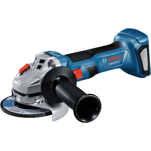 Rectifieuse angulaire sans balais avec interrupteur coulissant, Roue de 4-1/2", 18 V Quali-T-Solutions