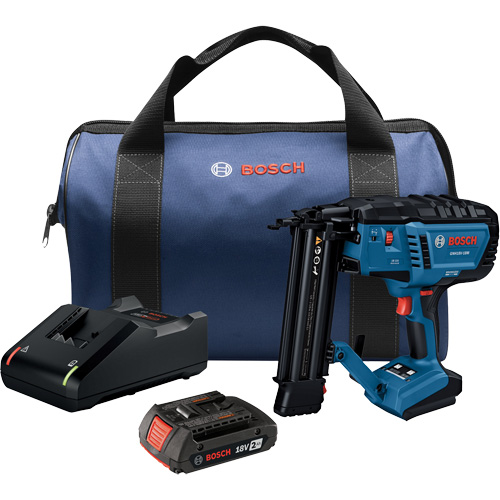 Ensemble cloueuse de finition de calibre 18 avec batterie Standard Power, 18 V, Lithium-ion Quali-T-Solutions