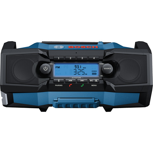 Radio de chantier compacte avec Bluetooth 5.0, Lithium-ion, 18 V Quali-T-Solutions