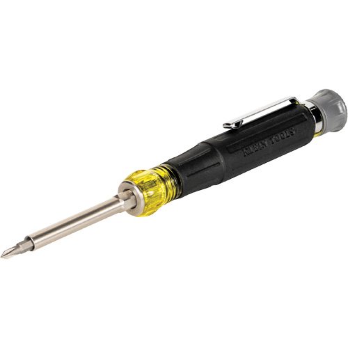 Tournevis de pr&eacute;cision polyvalent de poche 13-en-1, 6-1/2" lo, Prise Coussin&eacute;e Quali-T-Solutions