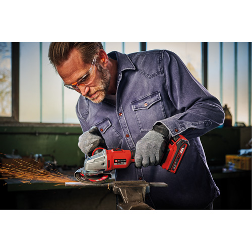 Rectifieuse dangle professionnelle sans fil (outil seulement), Roue de 4-1/2", 18 V Quali-T-Solutions