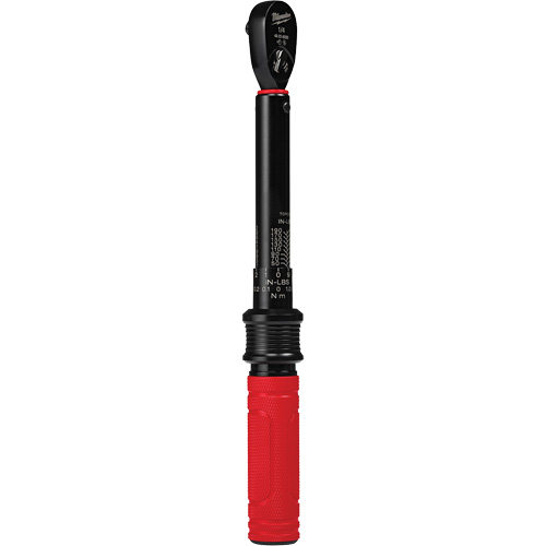 Cl&eacute; dynamom&eacute;trique, &agrave; cliquer, Entraînement 1/4" carr&eacute;, 4,5 - 22,6 Nm/40 - 200 lb-po Quali-T-Solutions
