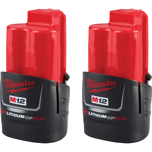 M12 REDLITHIUM CP2.0 Compact Batteries, Lithium-Ion, 12 V, 2 Ah Quali-T-Solutions