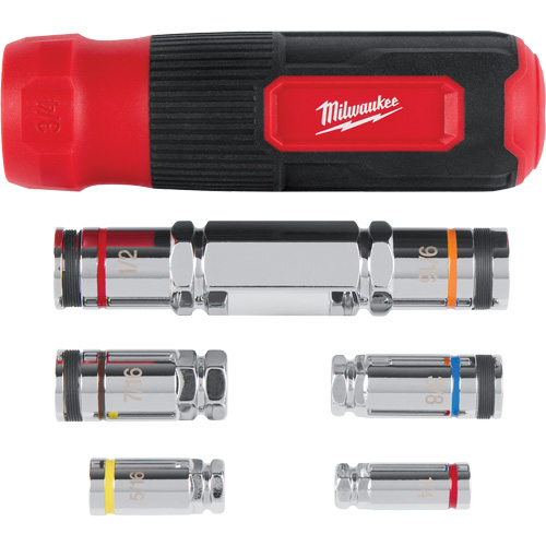 Tournevis multi-&eacute;crous HOLLOWCORE 7-en-1, 9-9/100" lo, Magn&eacute;tique Quali-T-Solutions
