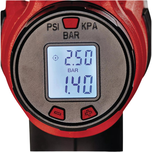 Gonfleur motoris&eacute; sans fil &agrave; haute pression CE-CC 18 Li 18 V avec jauge num&eacute;rique (outil seulement) Quali-T-Solutions