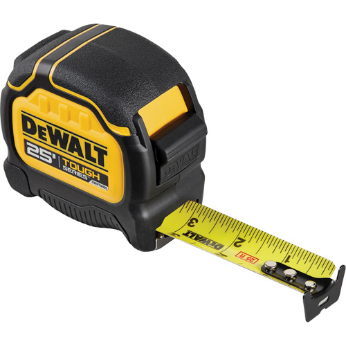 TOUGHSERIES Tape Measure, 25', Imperial Graduations Quali-T-Solutions