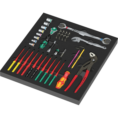 Insert en mousse pour jeu Kraftform Kompakt 1 de maintenance Quali-T-Solutions