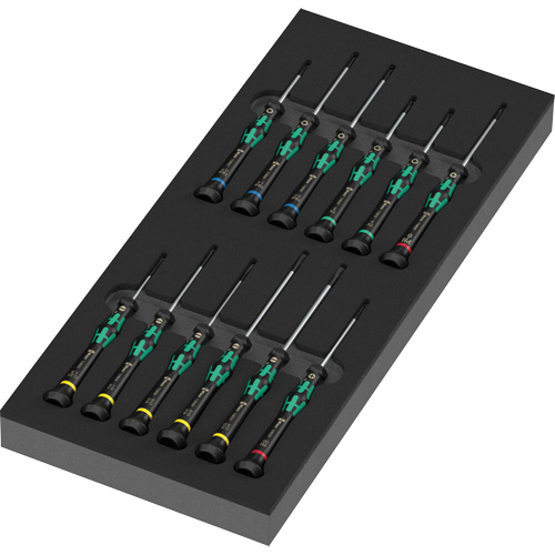 Foam Insert Kraftform Micro Screwdriver Set 2, 13 Pcs. Quali-T-Solutions