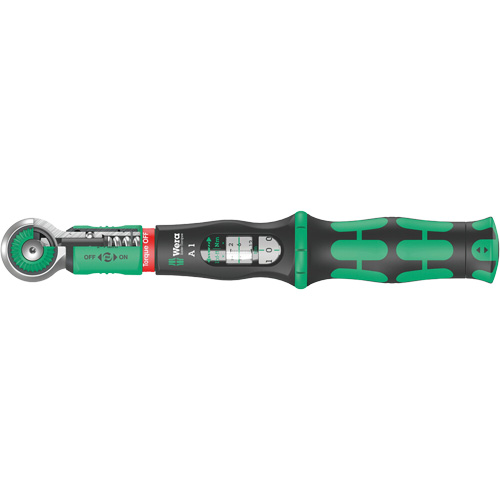 Cl&eacute; dynamom&eacute;trique Safe-Torque A 1, &agrave; cliquer, Entraînement 1/4" carr&eacute;, 2 - 9 lb-pi Quali-T-Solutions