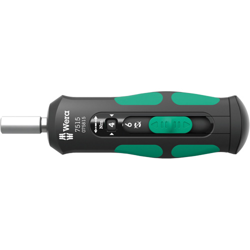 Tournevis dynamom&eacute;trique &agrave; couple s&eacute;curis&eacute; et vitesse rapide Kraftform, Gamme de couple 2 - 6 Nm, 5-4/5" Longueur Quali-T-Solutions