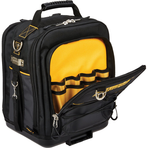 Sac &agrave; outils compact TOUGHSYSTEM 2.0, 1680 Denier, 25 pochettes, Noir Quali-T-Solutions