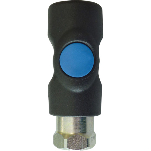 Raccord industriel rapide TOPQUIK S1, Composite en polyester/Acier inoxydable, 1/4", NPT femelle, 174 PSI Quali-T-Solutions