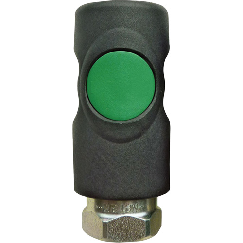 Raccord rapide TOPQUIK S1 Ultraflo 7,8 mm, Composite en polyester/Acier inoxydable, 1/4", NPT femelle, 174 PSI Quali-T-Solutions