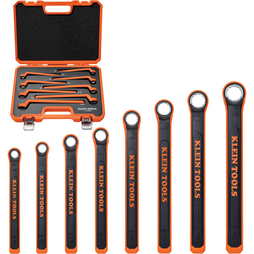 Insulated Box End Wrench Set, 1000 V, 8 Pcs Quali-T-Solutions
