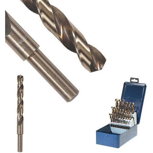 Foret &agrave; mandrin raccourci SST+, 17/32", Acier rapide, Cannelure 4-13/16", Pointe de 135° Quali-T-Solutions