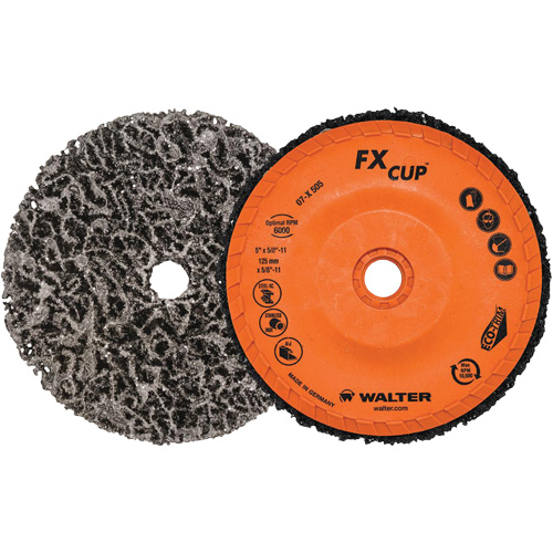 FX Cup Disc, 4-1/2" Dia., Aluminum Oxide Quali-T-Solutions