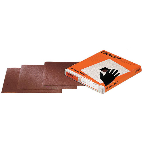 Papier abrasif manuel Coolcut, 9" x 11", Grain 40, Oxyde d'aluminium Quali-T-Solutions