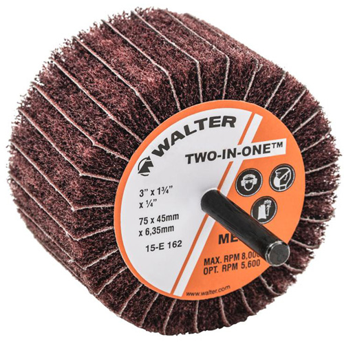 Meule &agrave; lamelles abrasives Two-In-One Quali-T-Solutions